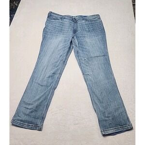 Duluth Ballroom Double Flex Jeans Mens 42x34 Blue‎ Standard Fit Denim Workwear